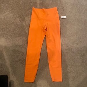Bright orange old navy stretch/workout pants